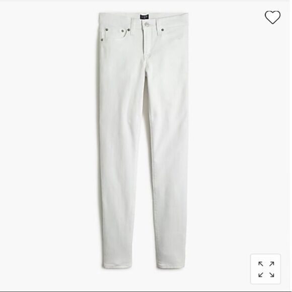 J. Crew Factory 8"-rise white skinny jean in signature stretch
Item AW377 - Picture 1 of 9